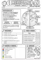anteprima - Materiale di supporto/inclusione - Geografia 4 : lezione meridiani,paralleli,equatore - Pagina 1