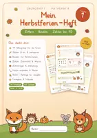 Vorschau - Arbeitsblätter - Materialpaket Herbstferienheft - Deckblatt