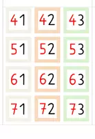 Vorschau - Fördermaterial/Inklusion - Hunderterfeld/-tafel mit Auftragskarten zum Auflegen - Seite 3