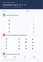 Vorschau - Arbeitsblätter - Gross und Kleinbuchstaben Klasse 1 Deutsch - Seite 2