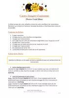 Aperçu - Apprentissages en autonomie - Cartes type Montessori - Imagier d'automne - Page 1