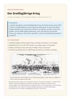 Vorschau - Arbeitsblätter - Dreißigjähriger Krieg - vierfach differenziert - Extramaterial Förderbedarf - Seite 1