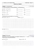 Vorschau - Arbeitsblätter - Check-out: Funktionen und ihre Eigenschaften Mathematik 11 - Deckblatt