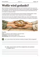 Vorschau - Arbeitsblätter - Erntedank Arbeitsheft Klasse 5–6 - Seite 1