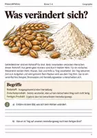 Vorschau - Arbeitsblätter - Vom Korn zum Brot Arbeitsheft Klasse 5–6 - Seite 1