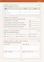 Vorschau - Klassenarbeiten - Klassenarbeit Terme und Variablen Klasse 7 – Gruppe A & B mit Lösungen (PDF + Word) - Seite 2