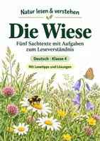 Vorschau - Stundenentwürfe - Sachtexte zum Leseverständnis Klasse 4 – Die Wiese: Texte und Aufgaben - Deckblatt