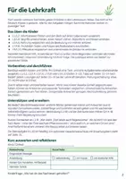 Vorschau - Stundenentwürfe - Sachtexte zum Leseverständnis Klasse 4 – Die Wiese: Texte und Aufgaben - Seite 1