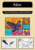 Vorschau - Arbeitsblätter - Adler - Pop Art Vorlagen Ausmalbilder - Deckblatt