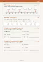 Vorschau - Klassenarbeiten - Klassenarbeit Rechnen mit rationalen Zahlen Klasse 7 – Gruppe A & B mit Lösungen (PDF + Word) - Seite 2