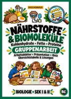 Vorschau - Stundenentwürfe - Biomoleküle - Gruppenarbeit zu Nährstoffen (Proteine, Fette, Kohlenhydrate) | fertige Unterrichtsstunde Sek I & II - Deckblatt
