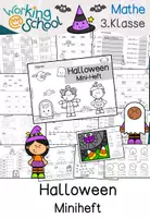 Vorschau - Arbeitsblätter - Halloween Miniheft | Mathe Zahlenraum 1000 | Klasse 3 #halloweenfreebie - Seite 1
