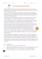 Vorschau - Arbeitsblätter - Reading - The History of Halloween 2-fach diff - Deckblatt