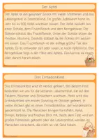 Vorschau - Aufgabenkarten - Lesekartei Herbst mit Fragen - Seite 3
