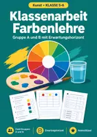 Vorschau - Test - Klassenarbeit Farbenlehre, Klasse 5-6 - Deckblatt