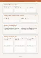Vorschau - Klassenarbeiten - Klassenarbeit Terme und Gleichungen Klasse 7 – Gruppe A & B mit Lösungen (PDF + Word) - Seite 2
