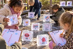 Voorbeeld - Loopspel ijsblokjes dictee letter ij VLL Zoem anker 2 - Voorblad
