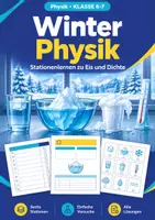 Vorschau - Arbeitsblätter - Winter Physik, Klasse 6-7, Stationenlernen - Deckblatt