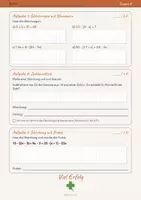 Vorschau - Klassenarbeiten - Klassenarbeit Gleichungen lösen Klasse 7 – mit Grundwissen, Gruppe A & B mit Lösungen (PDF + Word) - Seite 3