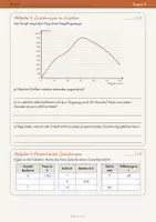 Vorschau - Klassenarbeiten - Klassenarbeit Brüche und Zuordnungen Klasse 7 – Graphen, Dreisatz, Gruppe A & B (PDF + Word) - Seite 2
