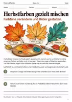 Vorschau - Arbeitsblätter - Kunstwerkstatt Herbst Bundle Klasse 5–6 - Seite 1