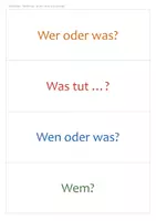 Vorschau - Arbeitsblätter - Satzglieder Tafelbild & Präsentation Klasse 3/4 – Umstellprobe, Subjekt, Prädikat, Objekt | PowerPoint + PDF, Tafelkarten, Arbeitsblatt - Seite 3