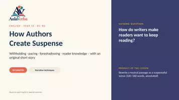 Vorschau - Stundenentwürfe - Short Story Skills | Englisch Sek I | Character, Perspective & Suspense | 4 × 90 Min - Seite 2