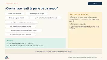 Vorschau - Stundenentwürfe - Migraciones: integración y pertenencia | Spanisch Oberstufe | Integration, Teilhabe & Zugehörigkeit | 90 Min - Seite 3