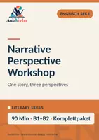 Vorschau - Stundenentwürfe - Narrative Perspective Workshop | Englisch Klasse 10 | Erzählperspektive & Zuverlässigkeit | 90 Min - Deckblatt