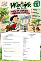 zapowiedź - Mikołajek – notatka z lektury + sprawdzian | Klasa 4–6 - obwoluta