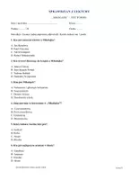 zapowiedź - Mikołajek – notatka z lektury + sprawdzian | Klasa 4–6 - strona 1