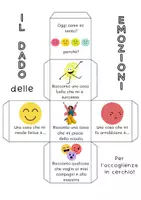anteprima - Materiale di supporto/inclusione - Il dado delle emozioni 🎲 🎈❤️ - Pagina di copertina