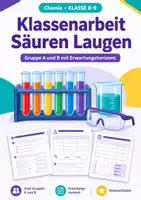 Vorschau - Test - Klassenarbeit Säuren Laugen, Klasse 8-9 - Deckblatt