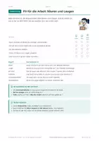Vorschau - Test - Klassenarbeit Säuren Laugen, Klasse 8-9 - Seite 3