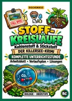 Vorschau - Stundenentwürfe - Kohlenstoffkreislauf & Stickstoffkreislauf - "Killersee-Krimi" | Komplette Stunde inkl. Verlaufsplan und Lösungen - Deckblatt