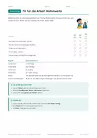 Vorschau - Test - Musik Klassenarbeit, Notenwerte, Klasse 6 - Seite 3