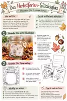 Vorschau - Arbeitsblätter - Das Herbstferien - Glücksglas 🍂 - Seite 1