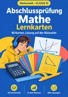 Vorschau - Arbeitsblätter - Abschlussprüfung, Jahresset Mathe, Klasse 10 - Seite 1