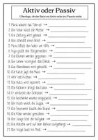 Vorschau - Arbeitsblätter - Aktiv und Passiv - Deckblatt