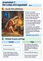 Vorschau - Arbeitsblätter - Jesus erzählt von der verlorenen Münze | Religion Klasse 3 Arbeitsblätter | Evangelische Religionslehre | 10 Arbeitsblätter als PDF - Seite 3