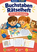 Vorschau - Arbeitsblätter - Buchstaben, Klasse 1, Rätselheft - Deckblatt