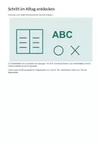 Vorschau - Arbeitsblätter - Schrift im Alltag | Lesen entdecken mit Schildern, Logos & Umweltwörtern - Seite 1