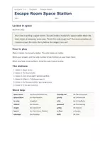 Vorschau - Stationenlernen - Escape Rooms Englisch – Themenwelten - Seite 1