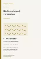Vorschau - Arbeitsblätter - Schreiben vorbereiten | Graphomotorik, Linien & Schwungübungen für Vorschule und 1. Klasse - Deckblatt