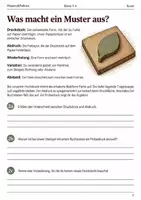 Vorschau - Arbeitsblätter - Herbstmuster drucken Arbeitsheft Klasse 5–6 - Seite 1