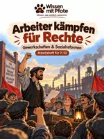 Vorschau - Arbeitsblätter - Gewerkschaften & Sozialreformen – Arbeiter kämpfen für Rechte - Deckblatt