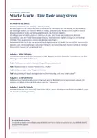 Vorschau - Arbeitsblätter - Eine Rede analysieren – Rhetorische Mittel (Sek II) | Stundenhupferl - Seite 2