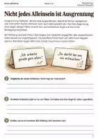 Vorschau - Arbeitsblätter - Ausgrenzung Arbeitsheft Klasse 5–6 - Seite 1