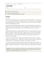 Vorschau - Arbeitsblätter - Canada – Landeskunde Englisch Klasse 8/9 - Seite 1