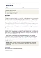 Vorschau - Arbeitsblätter - Discover Australia – Landeskunde Englisch - Seite 1